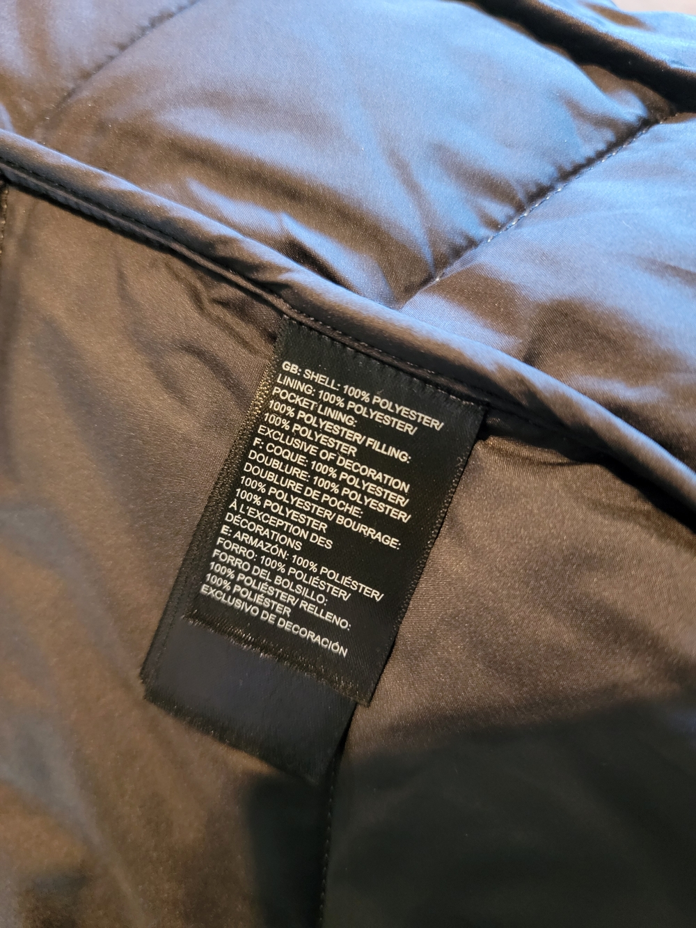 The North Face Camo Quilted Vest - Green/Brown/Tan - Picture 7 of 7
